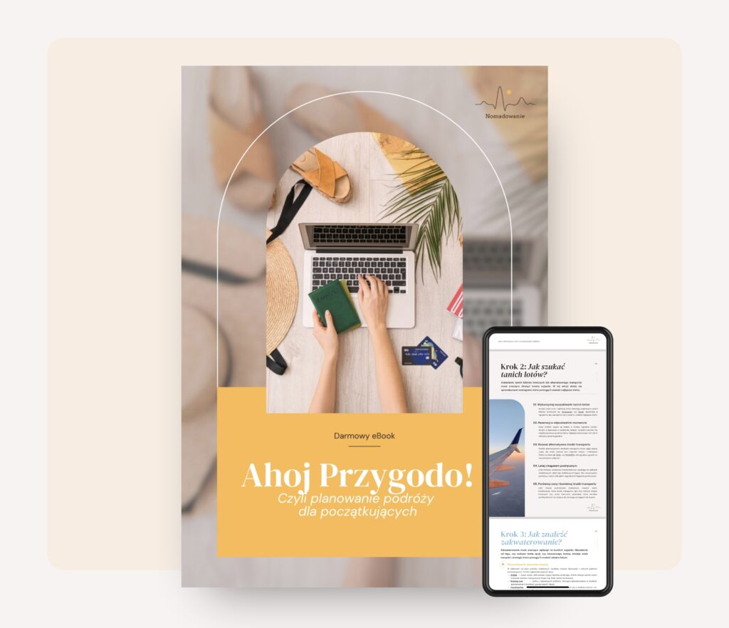 Planowanie podróży darmowy ebook, jak szukać tanich lotów, jak się pakować, szukanie atrakcji