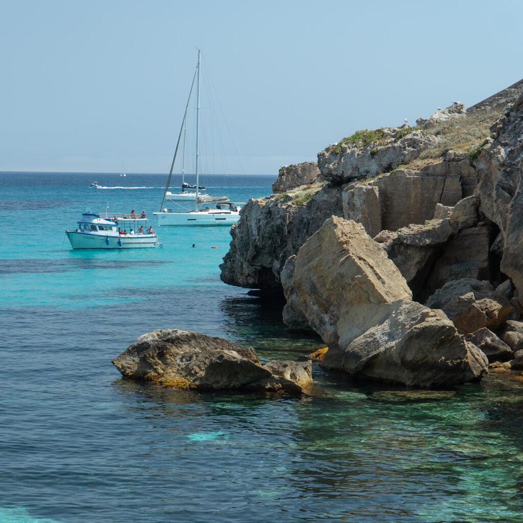 Wyspy Egady Sycylia, Favignana, Najpiękniejsze plaże Sycylia